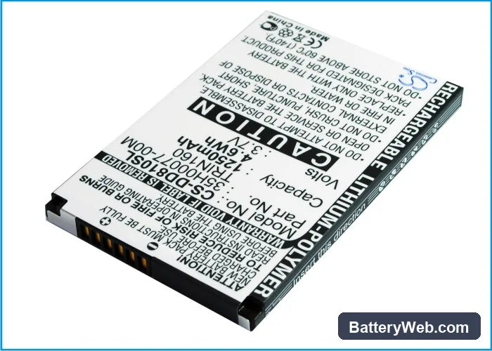 O2 XDA Argon Replacement Battery, 3.7V, 1250mAh, Li-Polymer 2