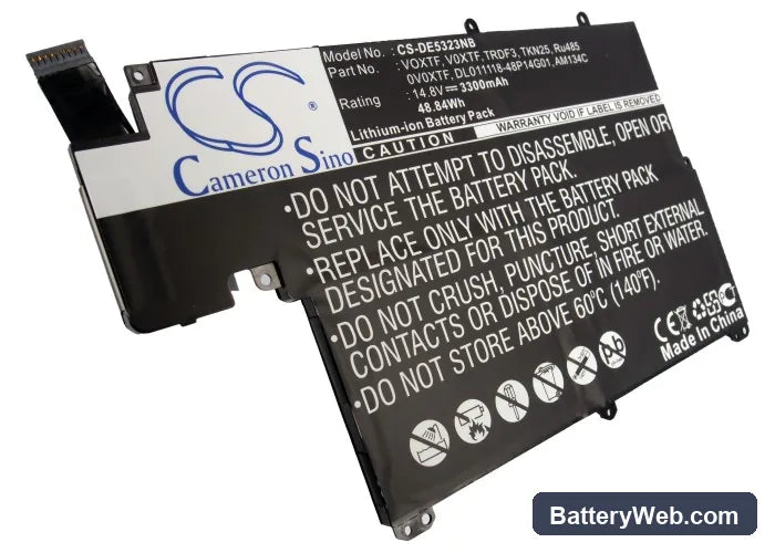 Dell Inspiron 5323 Replacement Battery, 14.8V, 3300mAh, Li-ion 2