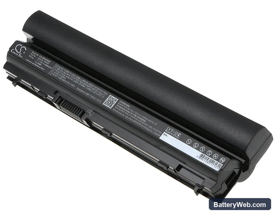 Dell Latitude E6120 Replacement Battery, 11.1V, 6600mAh, Li-ion 1