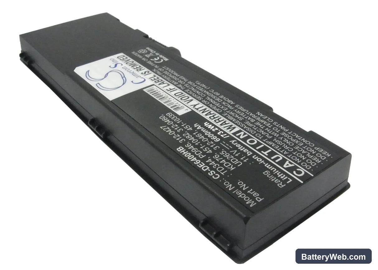 Dell Latitude 131L Replacement Battery, 11.1V, 6600mAh, Li-ion 2