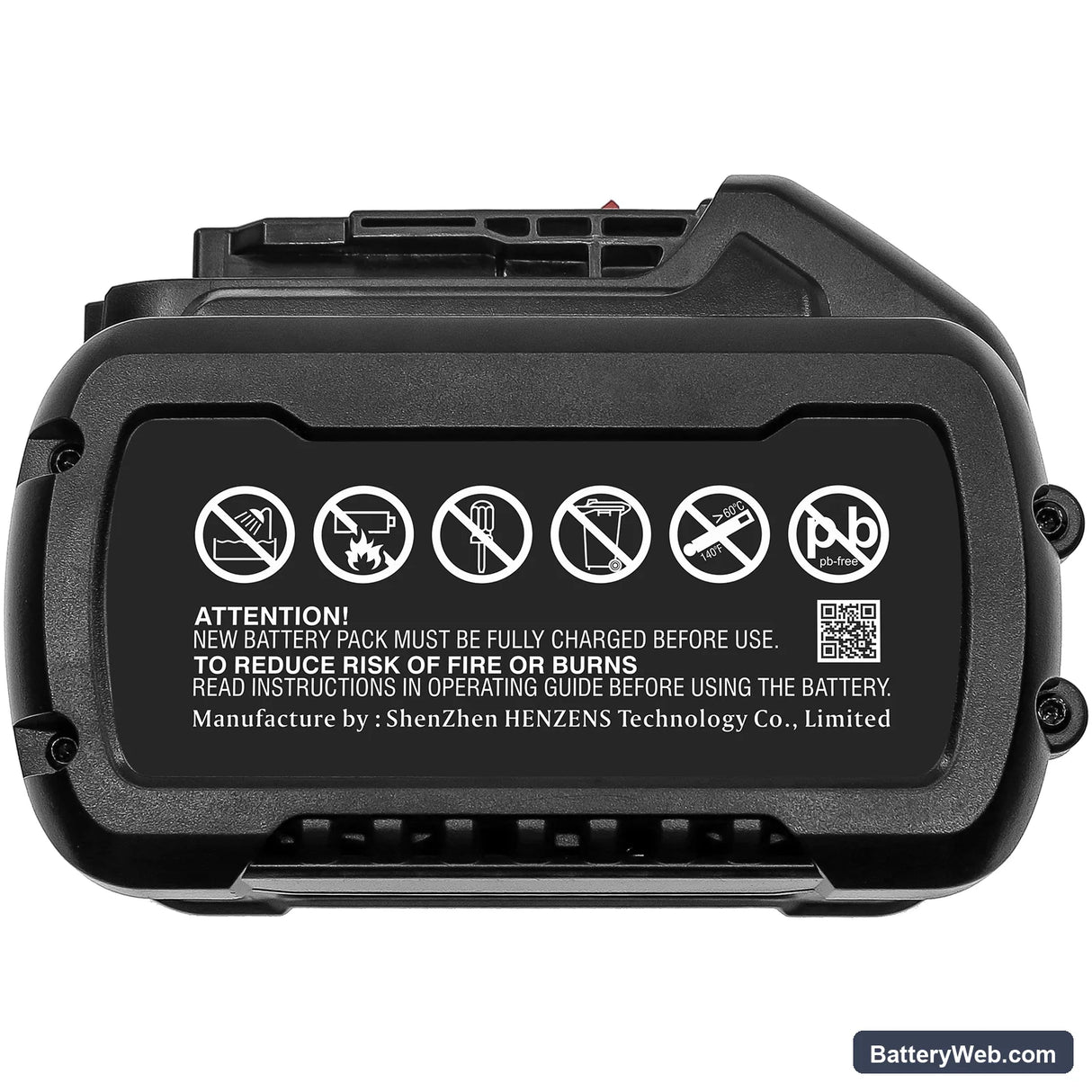 DeWalt 20V MAX Replacement Battery, 20V, 9000mAh, Li-ion 4