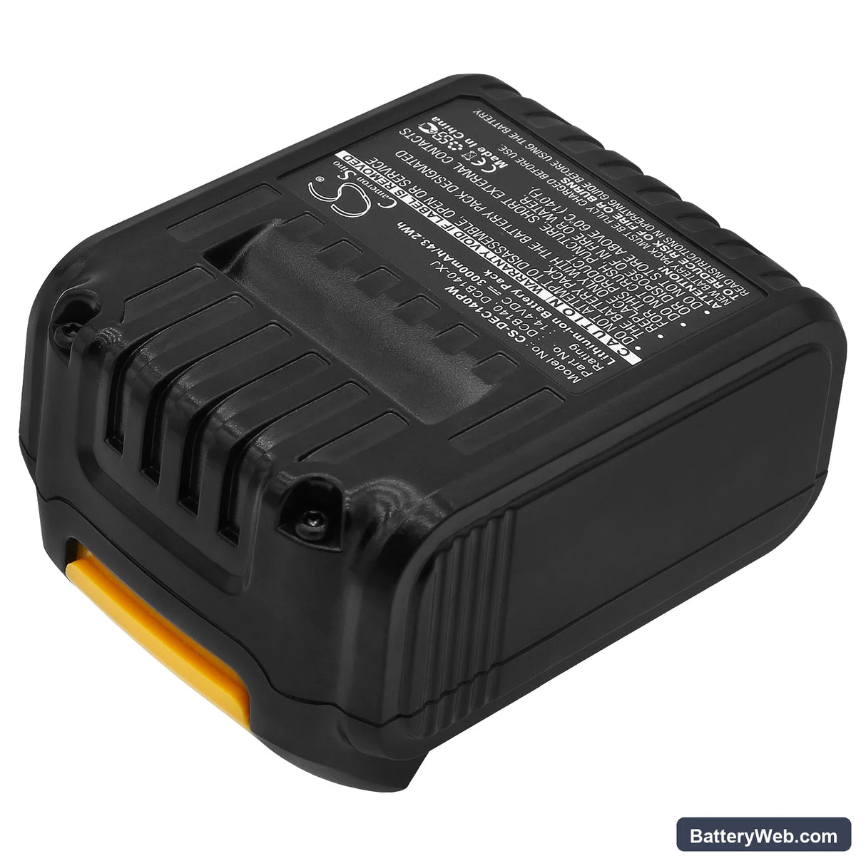 DeWalt XR Li-Ion 14.4V Replacement Battery, 14.4V, 3000mAh, Li-ion 2