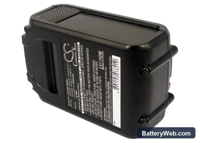 DeWalt XR Li-Ion 18V Replacement Battery, 18V, 4000mAh, Li-ion 1