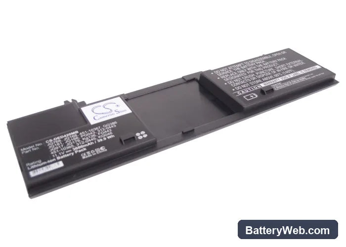 Dell Latitude D420 Replacement Battery, 11.1V, 3600mAh, Li-ion 1