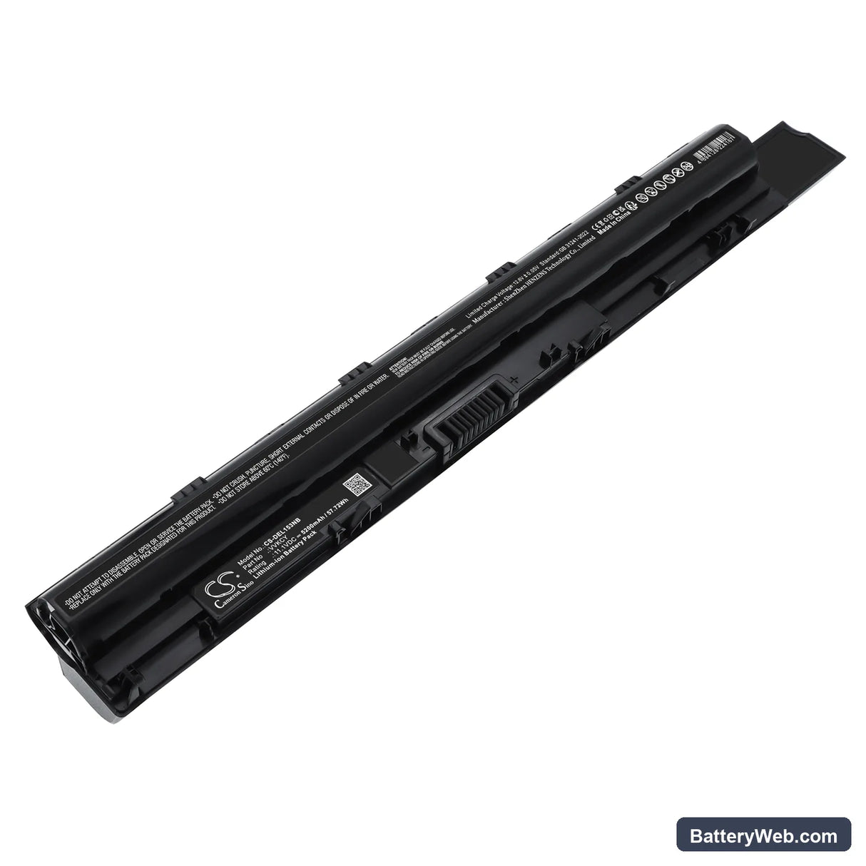 Dell Latitude 15 3570 Replacement Battery, 11.1V, 5200mAh, Li-ion 1