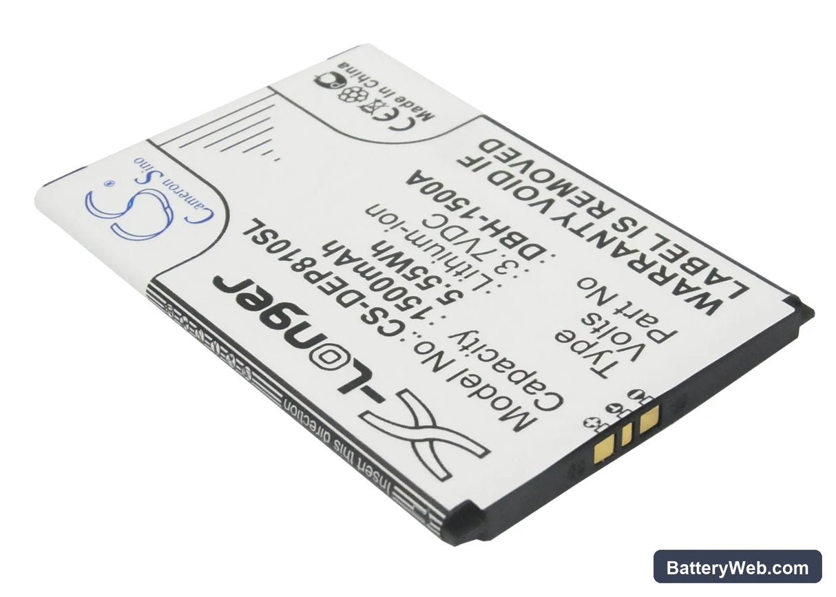 Doro Liberto 810 Replacement Battery, 3.7V, 1500mAh, Li-ion 2