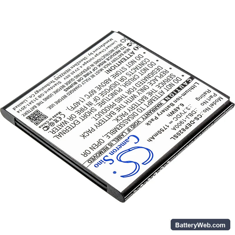 Doro Liberto 820 Replacement Battery, 3.7V, 1750mAh, Li-ion 2
