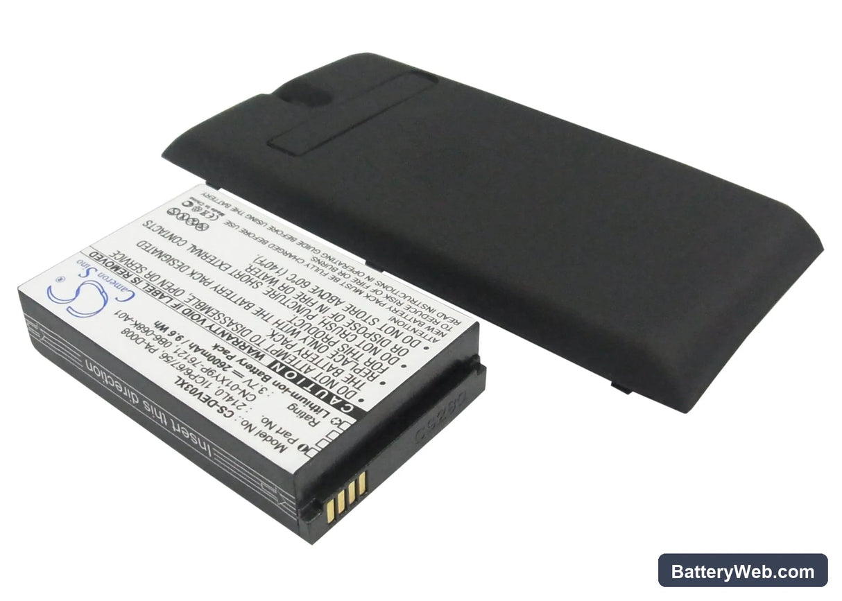 Dell Venue Replacement Battery, 3.7V, 2600mAh, Li-ion 2