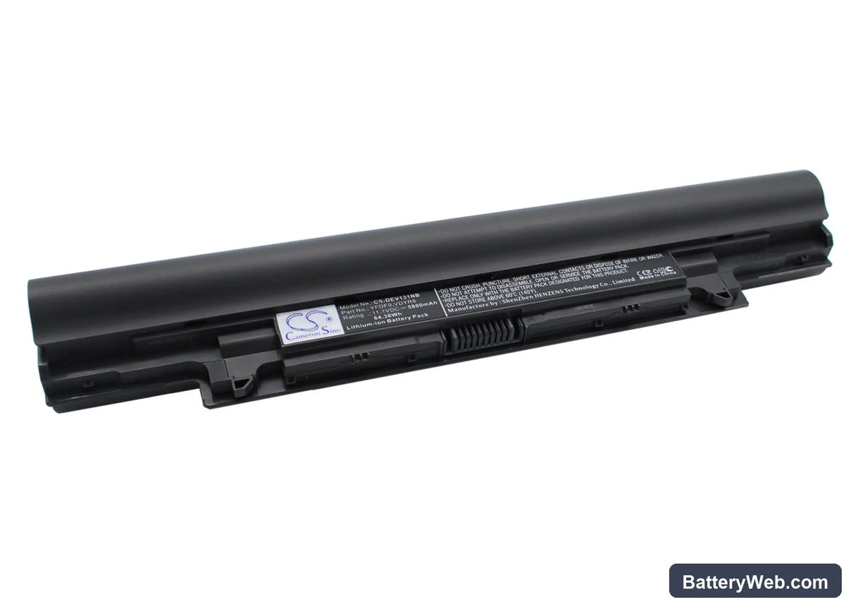 Dell Latitude 3340 Replacement Battery, 11.1V, 4400mAh, Li-ion 3