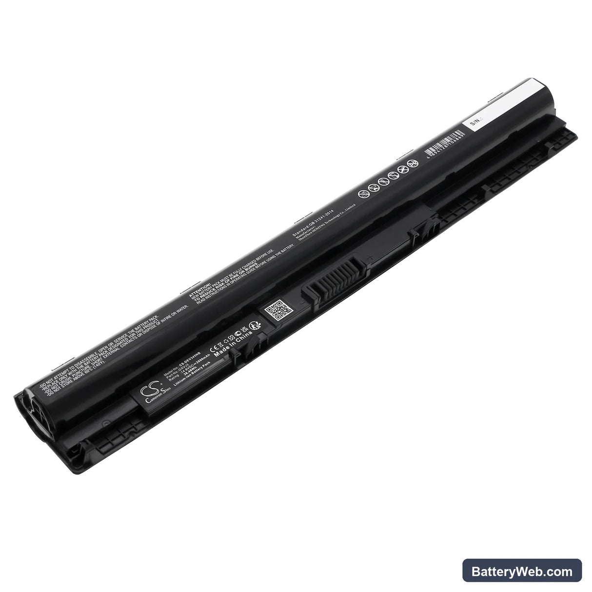Dell Inspiron 15-5558 Replacement Battery, 14.8V, 2600mAh, Li-ion 1