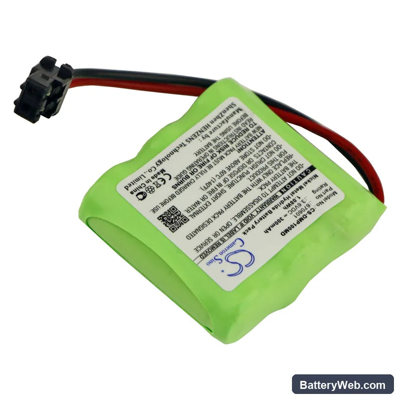 Dentsply Maillefer Propex Locator Replacement Battery, 3.6V, 300mAh, Ni-MH 2