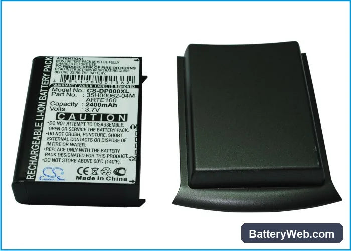 HTC P3300 Replacement Battery, 3.7V, 2400mAh, Li-ion 5