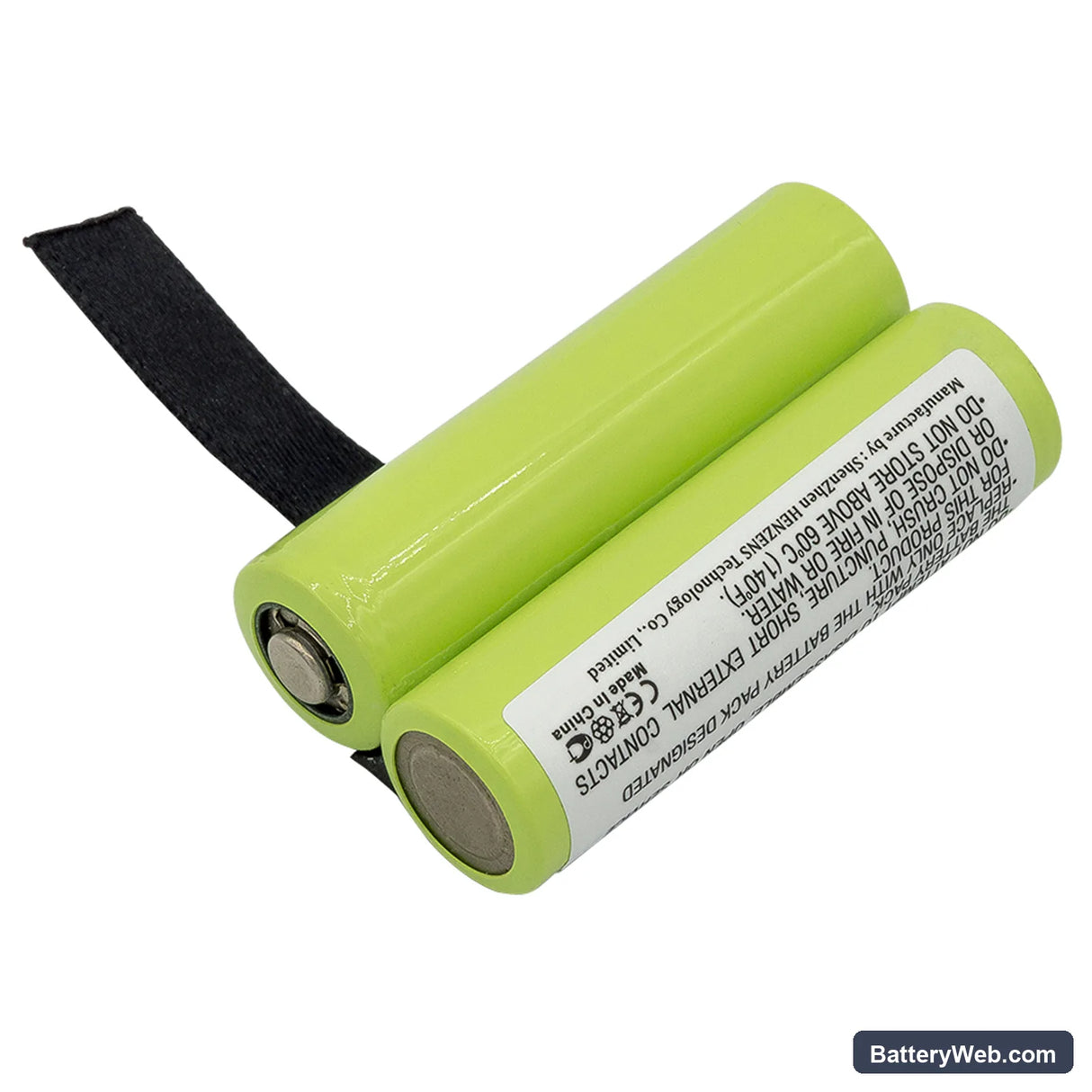 Damag DRC10 Replacement Battery, 2.4V, 2000mAh, Ni-MH 3