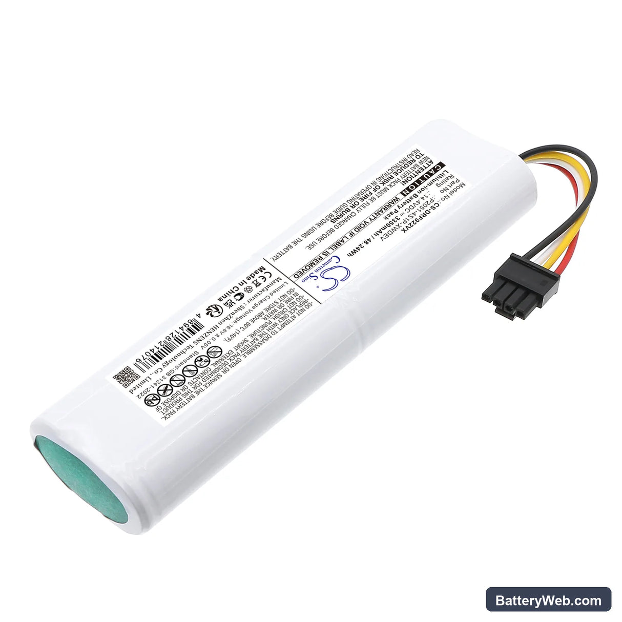 Dreame D9 Plus Replacement Battery, 14.4V, 3350mAh, Li-ion 2