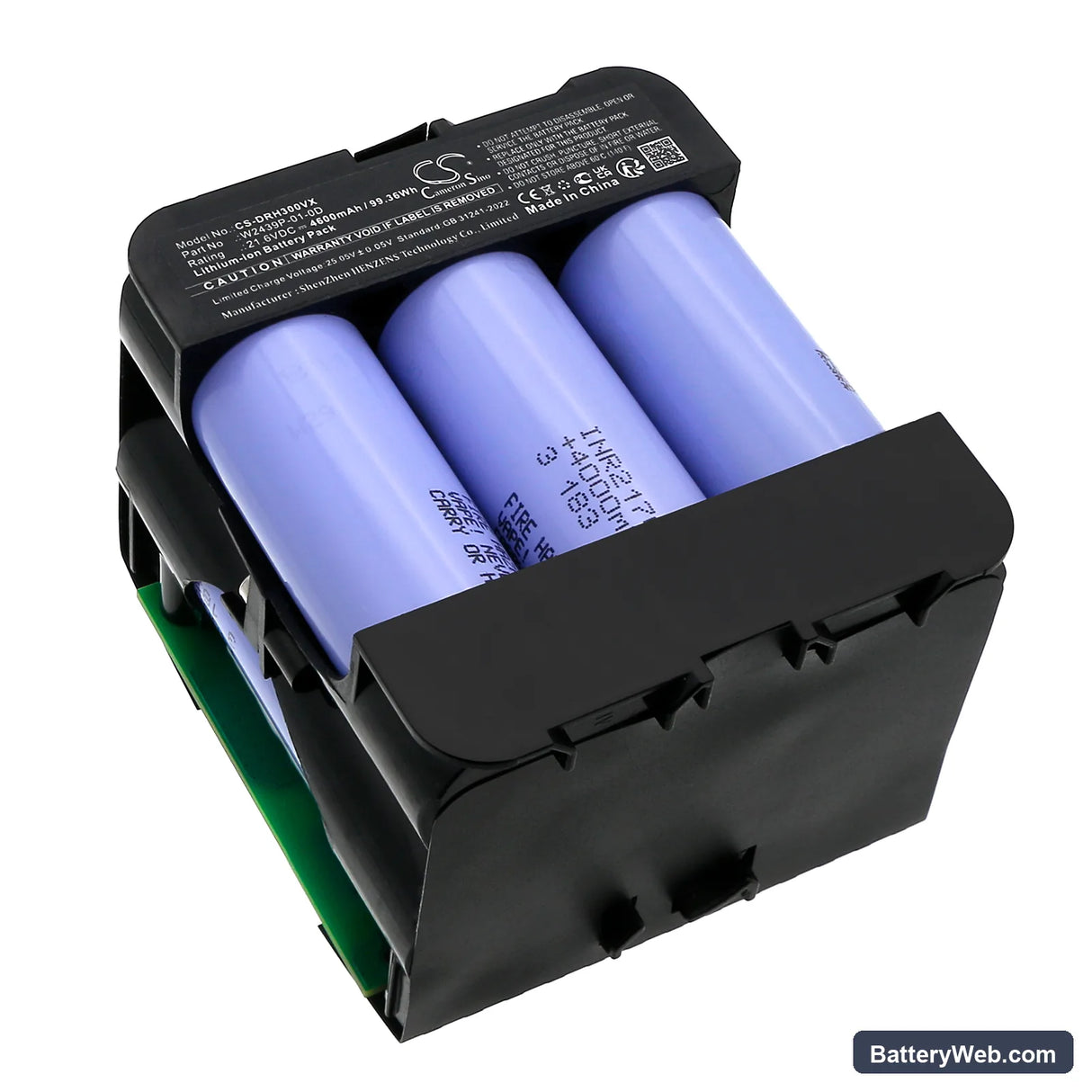 Dreame H30 ULTRA Replacement Battery, 21.6V, 4600mAh, Li-ion 1