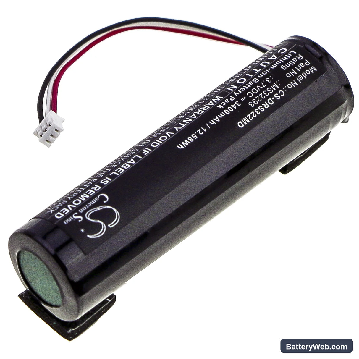 Drager TOFscan Monitor Replacement Battery, 3.7V, 3400mAh, Li-ion 2