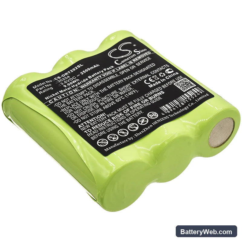 Teletronik TSM2002 Replacement Battery, 3.6V, 2500mAh, Ni-MH 1