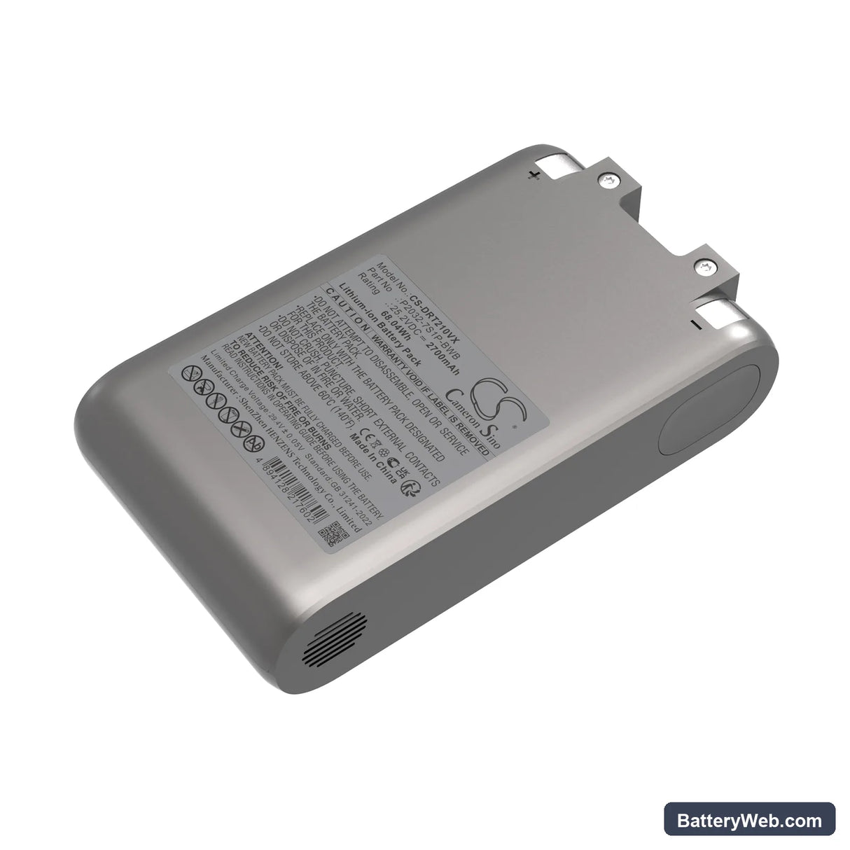 Dreame T20 Pro Replacement Battery, 25.2V, 2700mAh, Li-ion 1