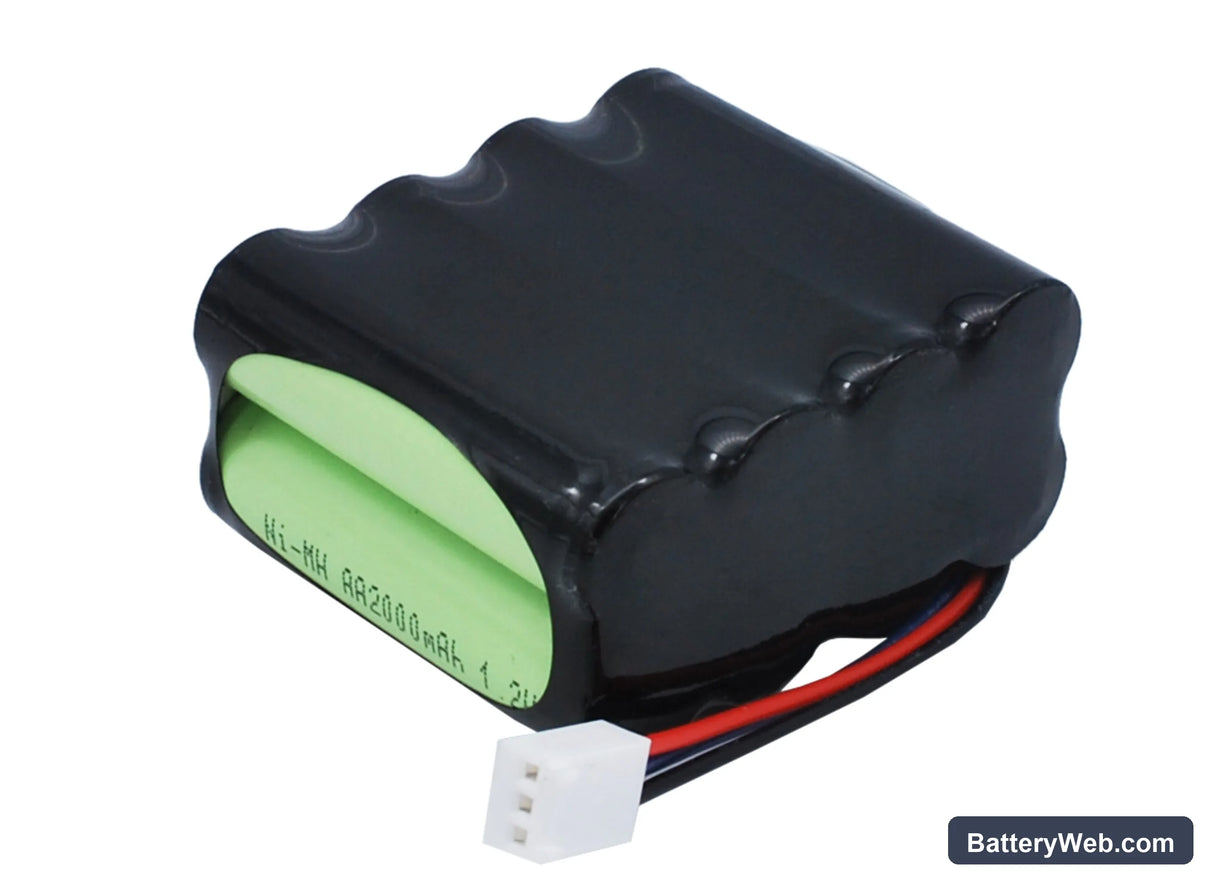 Drager Oxipac 2500 Replacement Battery, 9.6V, 2000mAh, Ni-MH 4