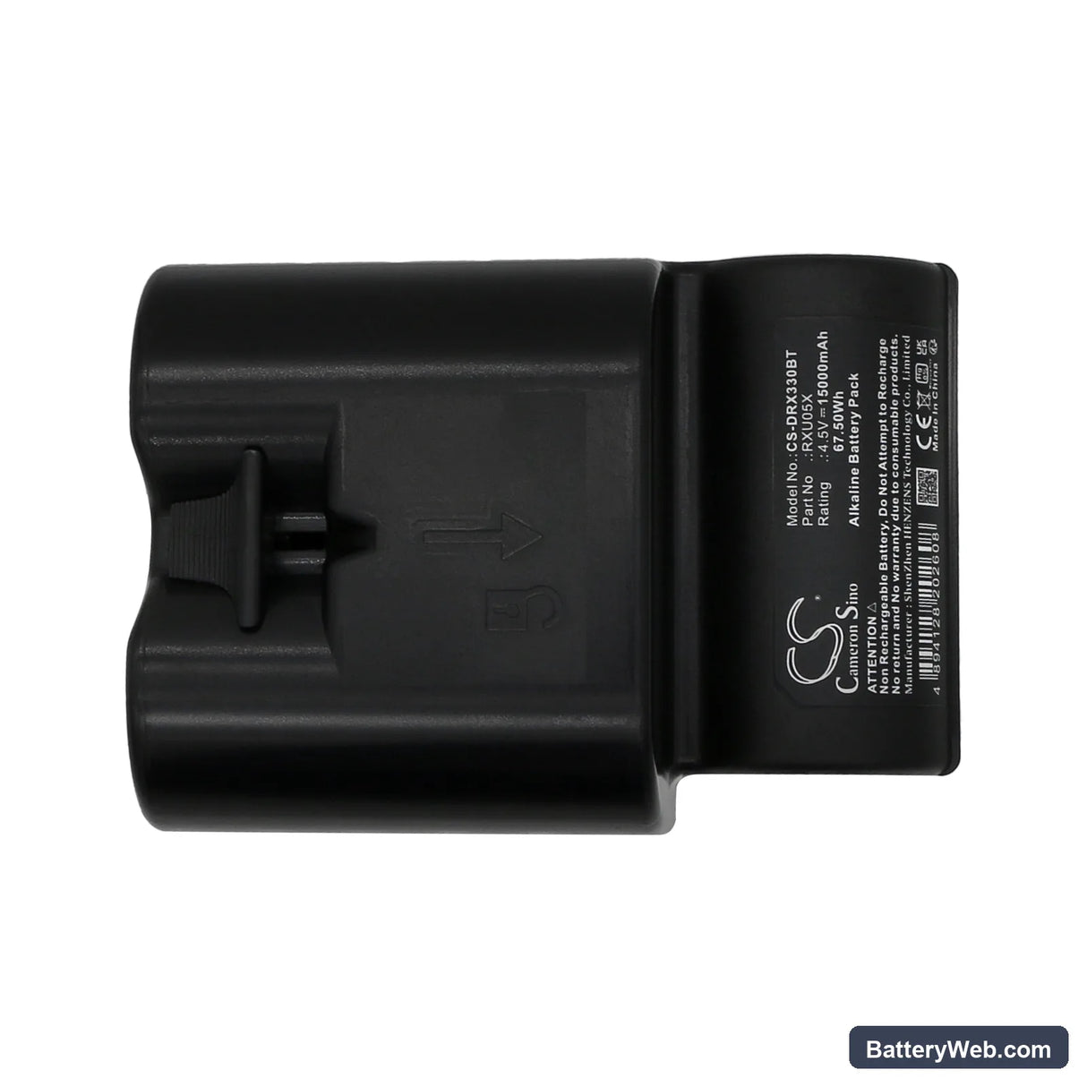 Daitem HAGRXU05X Replacement Battery, 4.5V, 15000mAh, Alkaline 5