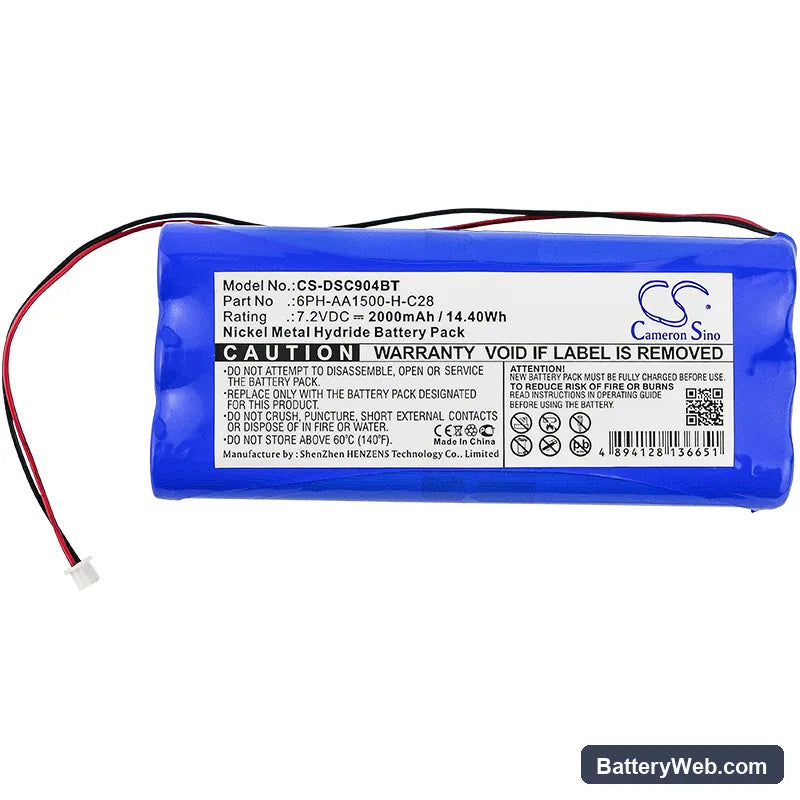 Direct Sensor ds415 Replacement Battery, 7.2V, 2000mAh, Ni-MH 3