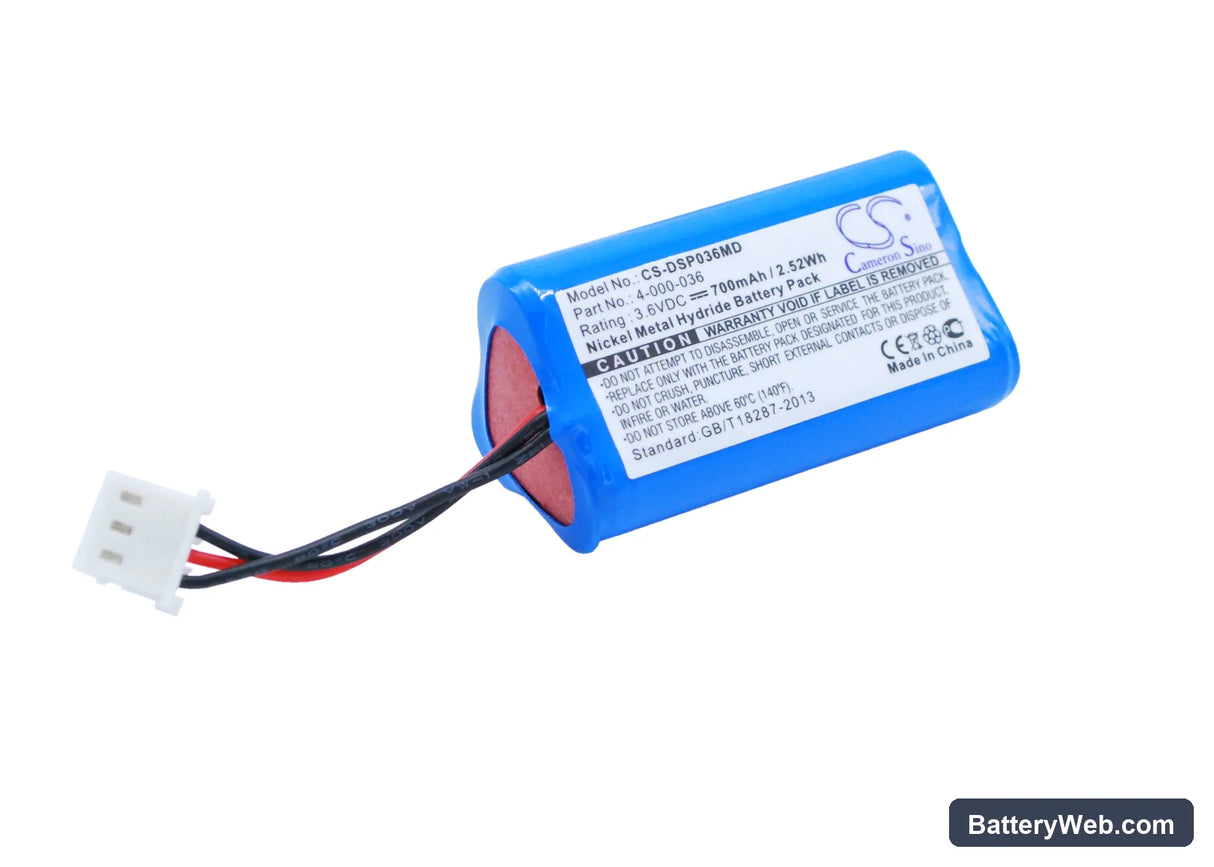 Drummond Scientific Portable Pipet-Aid XL Replacement Battery, 3.6V, 700mAh, Ni-MH 2