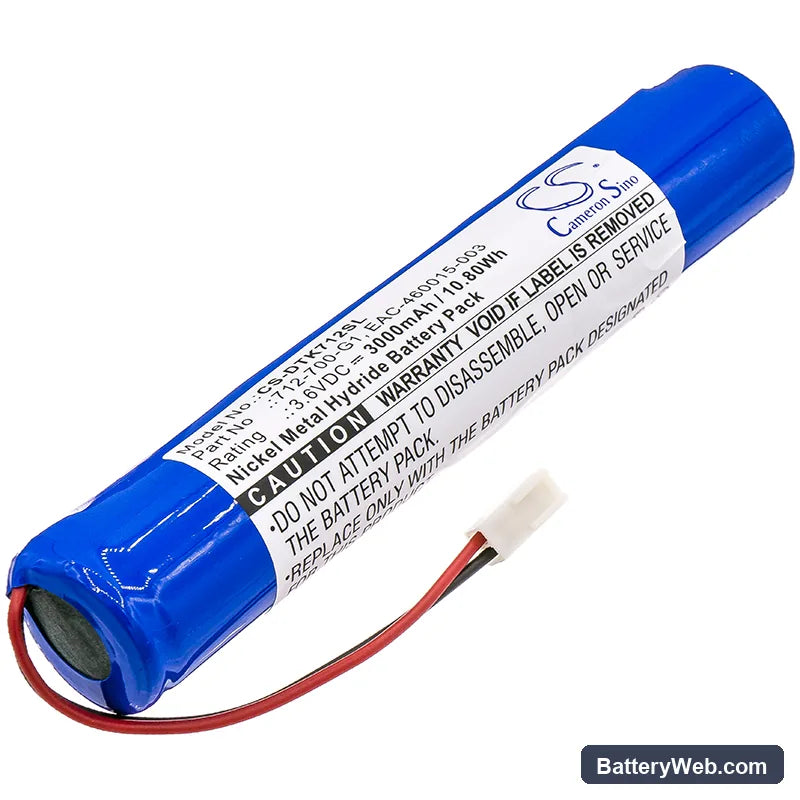 Inficon D-TEK Select Refrigerant Leak Detector 712-202-G1 Replacement Battery, 3.6V, 3000mAh, Ni-MH 1