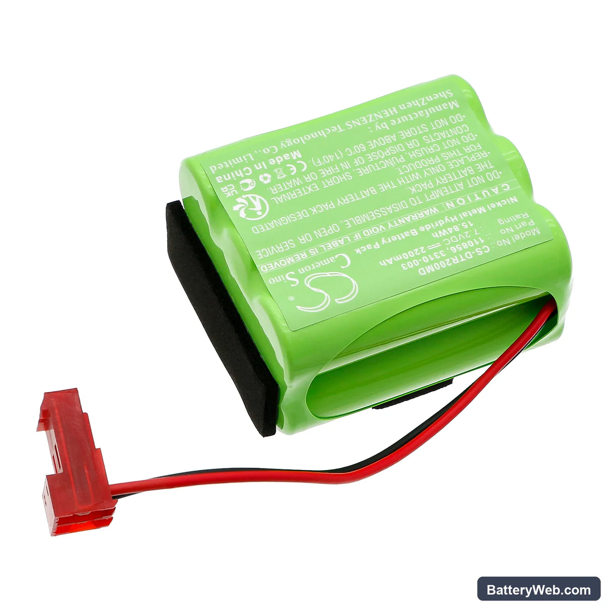 Datrend Infutest 2000 Infusion Device Analyzer Replacement Battery, 7.2V, 2200mAh, Ni-MH 2