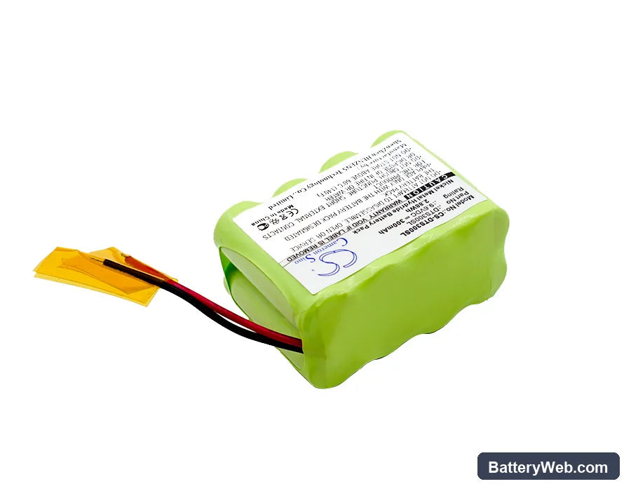 DT Systems DT 300 Receiver Replacement Battery, 9.6V, 300mAh, Ni-MH 2
