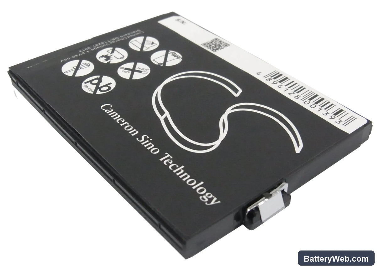 O2 XDA Flint Replacement Battery, 3.7V, 2000mAh, Li-ion 4