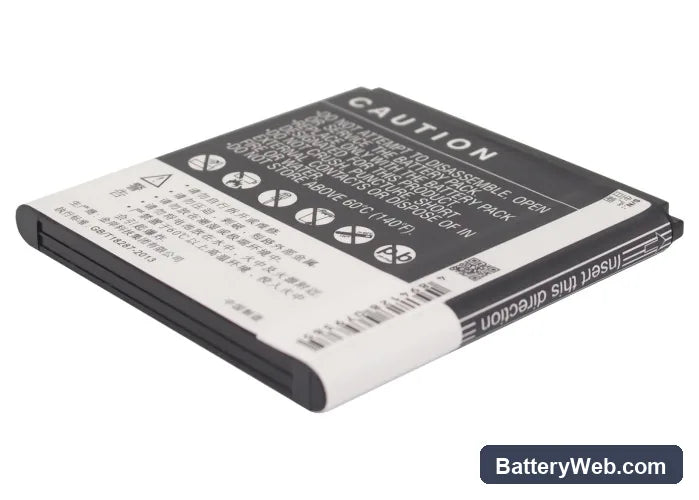 DOOV IEva D2 Replacement Battery, 3.7V, 1650mAh, Li-ion 3