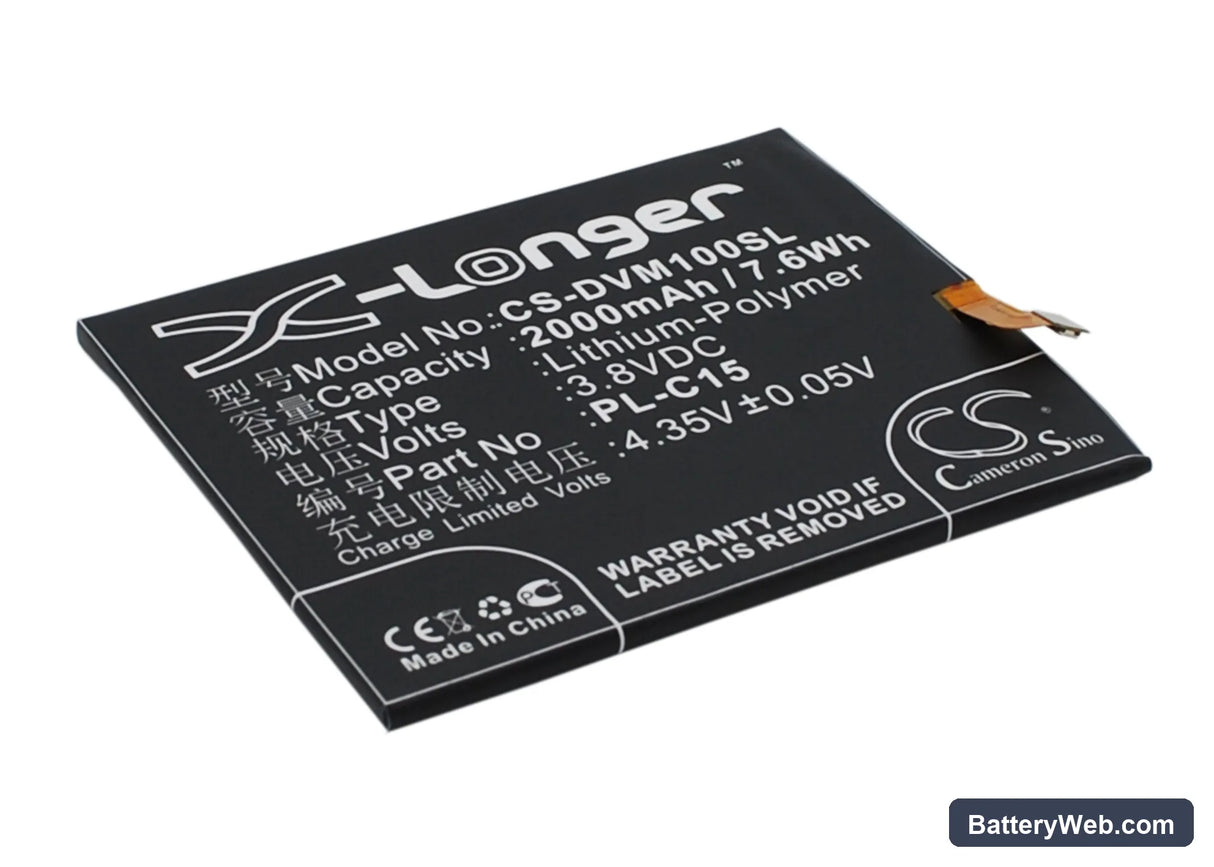 DOOV LM1 Replacement Battery, 3.8V, 2000mAh, Li-Polymer 2