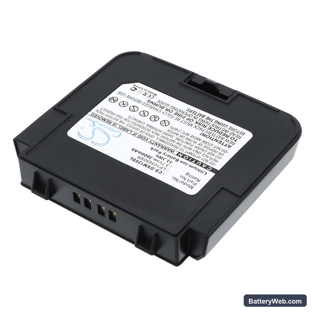 Delphi XM Satellite Radio SA10120 Roady Replacement Battery, 3.7V, 3600mAh, Li-ion 2