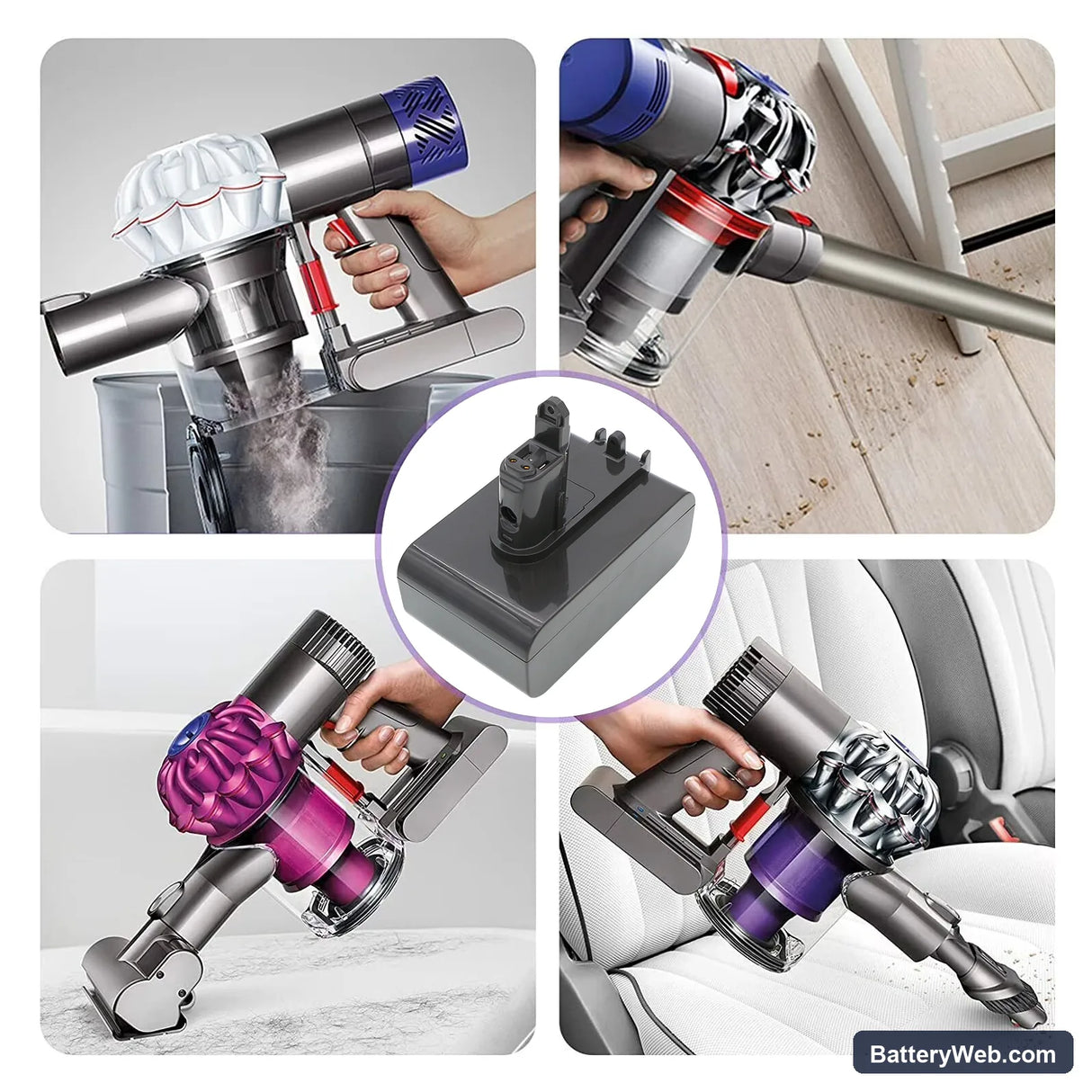 Dyson DC31 Animal Replacement Battery, 22.8V, 4000mAh, Li-ion 7