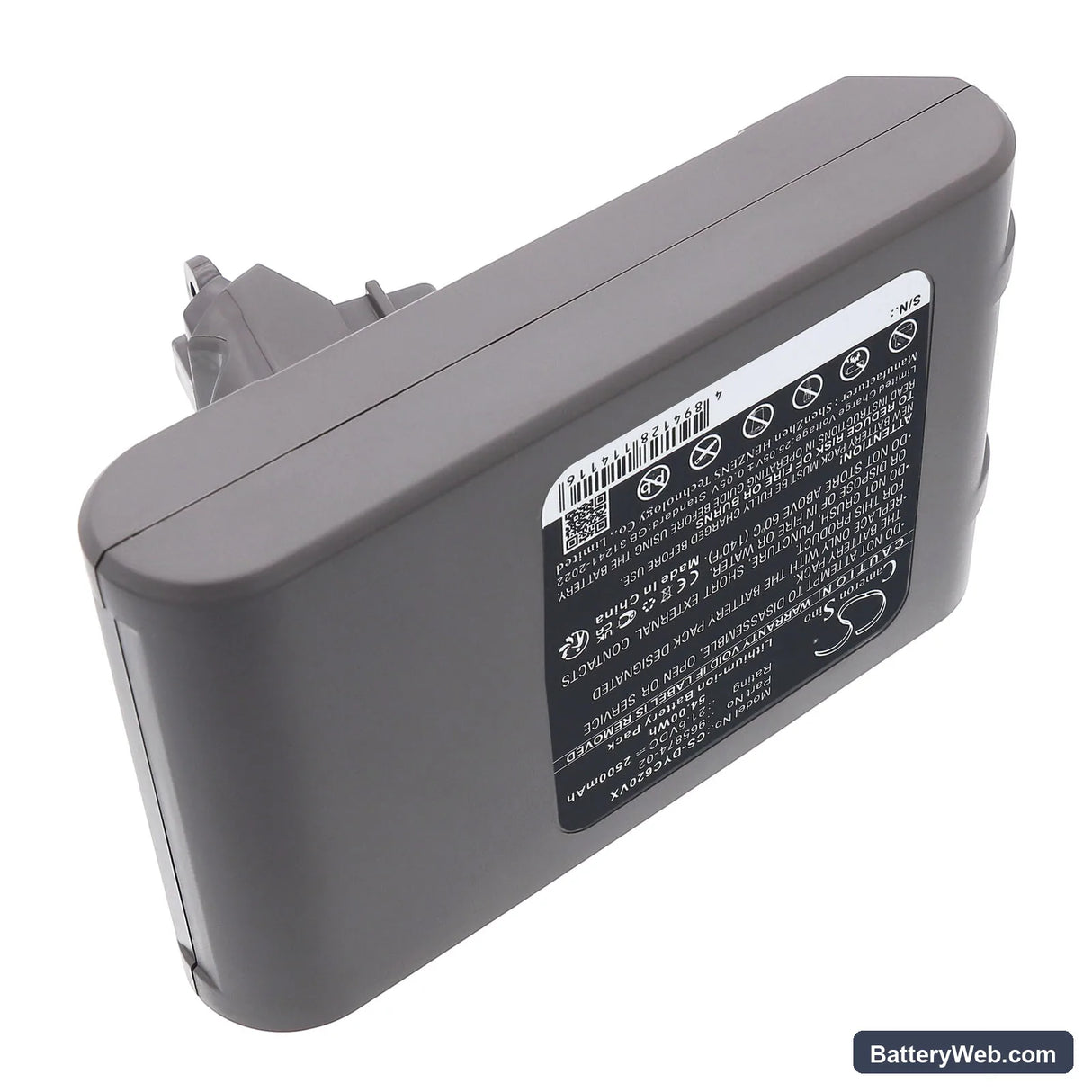 Dyson DC61 Replacement Battery, 21.6V, 2500mAh, Li-ion 4