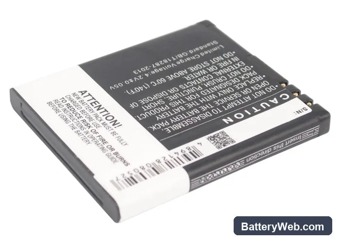 Emporia Telme C145 Replacement Battery, 3.7V, 900mAh, Li-ion 3