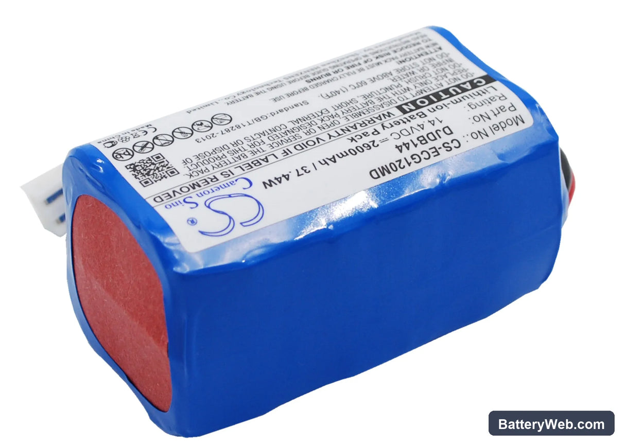 Dongjiang ECG-1220 Replacement Battery, 14.4V, 2600mAh, Li-ion 3