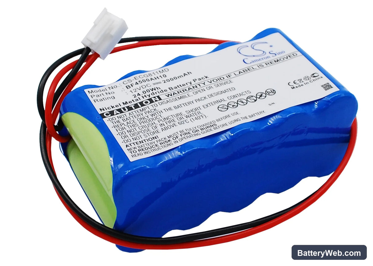 OSEN ECG-8110 Replacement Battery, 12V, 2000mAh, Ni-MH 3