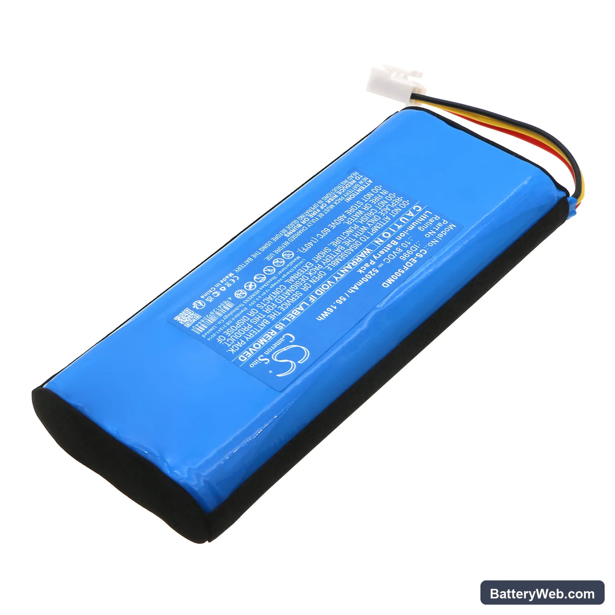 Edan X12 Replacement Battery, 10.8V, 5200mAh, Li-ion 2