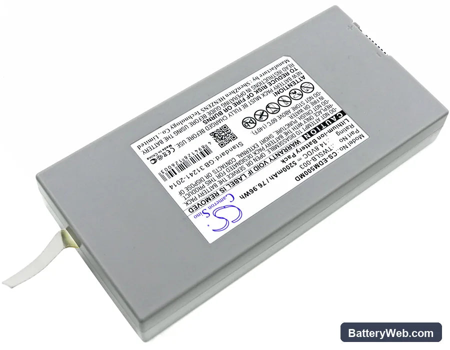 Drager IM8B Replacement Battery, 14.8V, 5200mAh, Li-ion 2