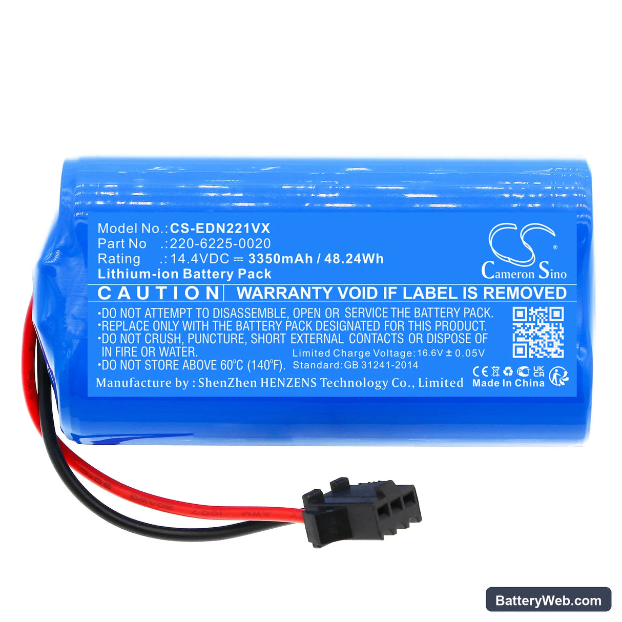 Lenovo E1-L Replacement Battery, 14.4V, 3350mAh, Li-ion 3