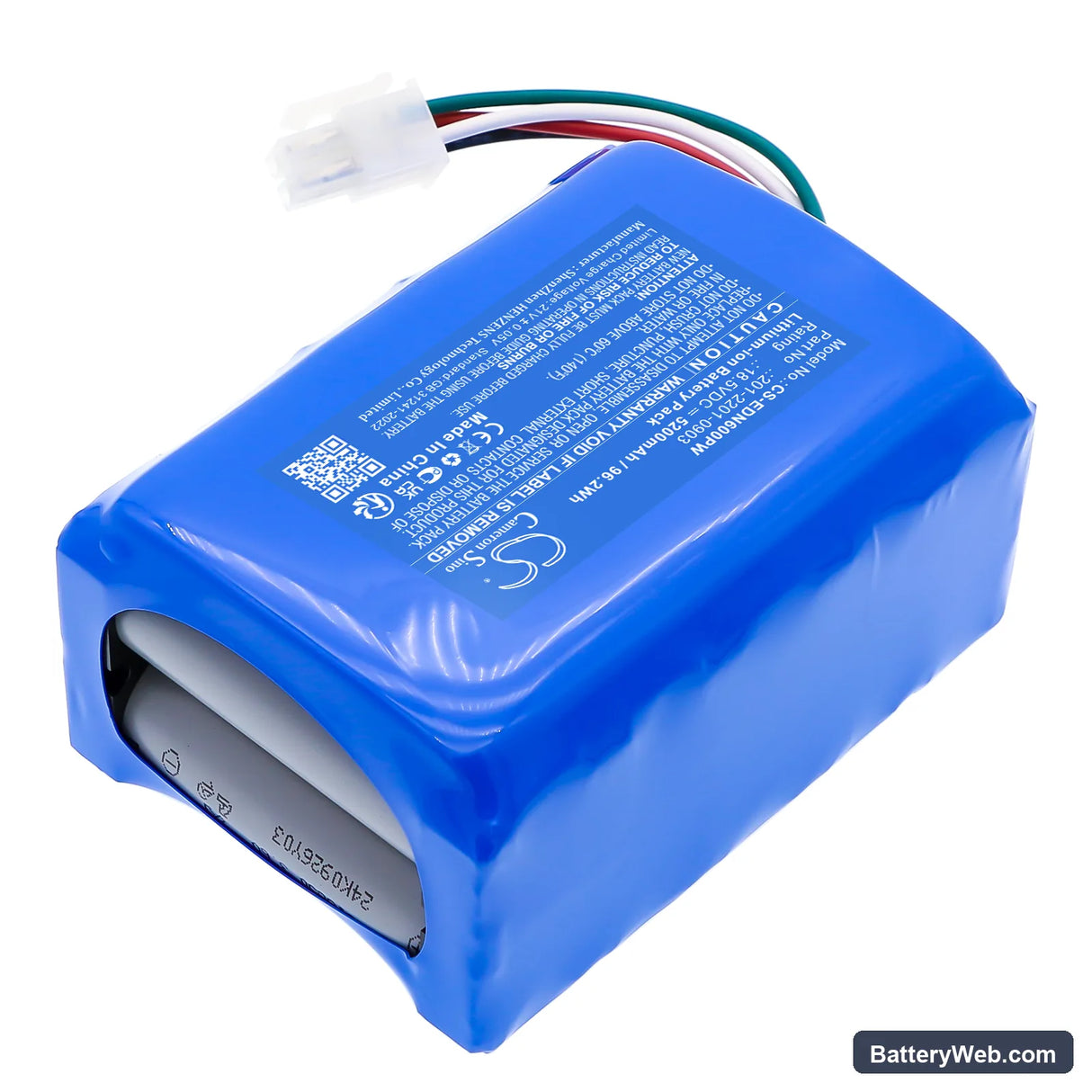 Ecovacs GOAT G1 Replacement Battery, 18.5V, 5200mAh, Li-ion 2
