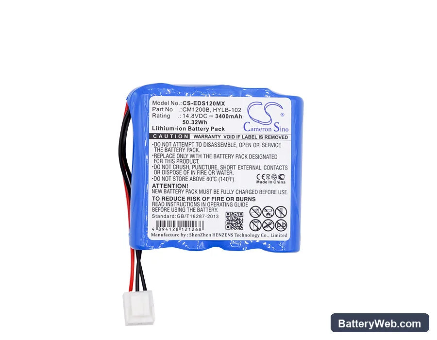 Edan M3 Replacement Battery, 14.8V, 3400mAh, Li-ion 3