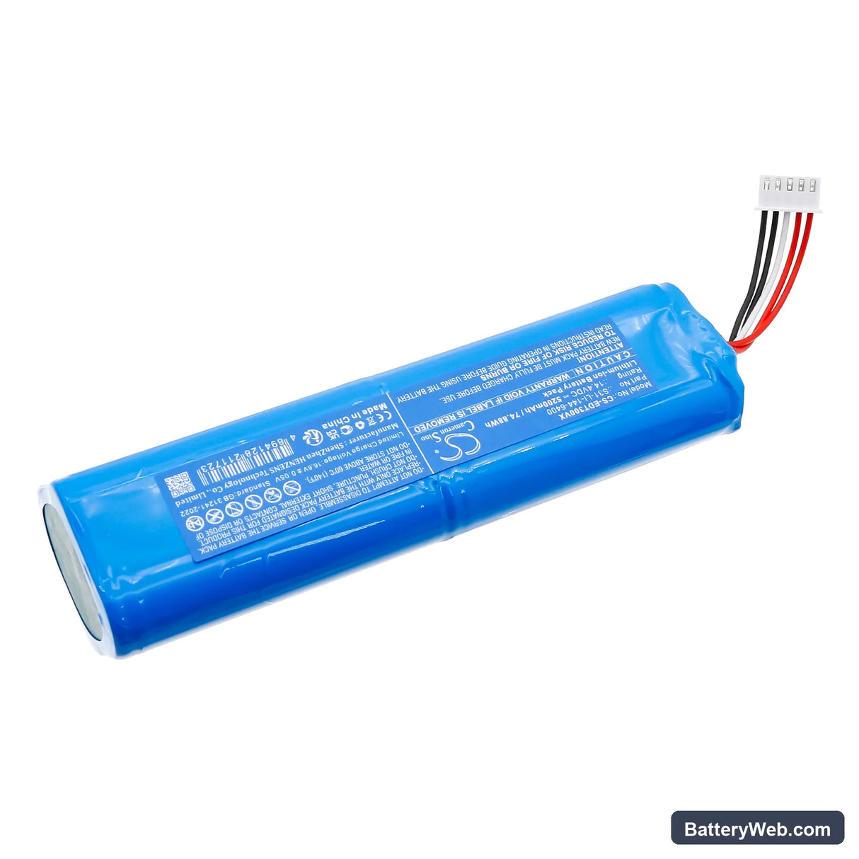 Ecovacs DSX39 Replacement Battery, 14.4V, 5200mAh, Li-ion 2