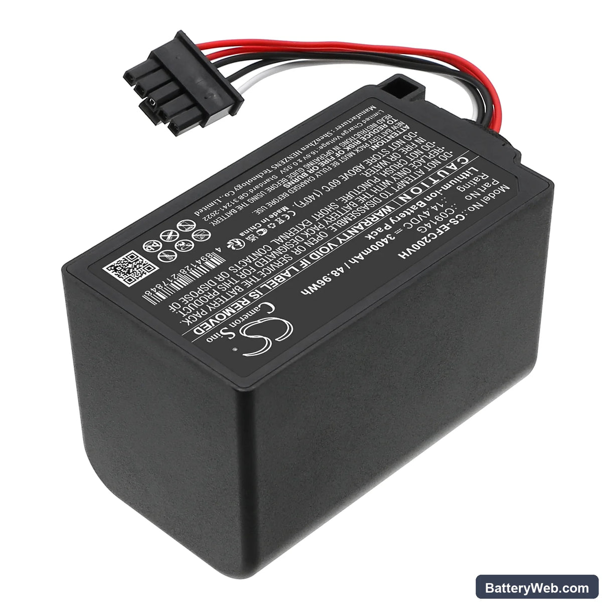 Eufy Omni C20 Replacement Battery, 14.4V, 3400mAh, Li-ion 2