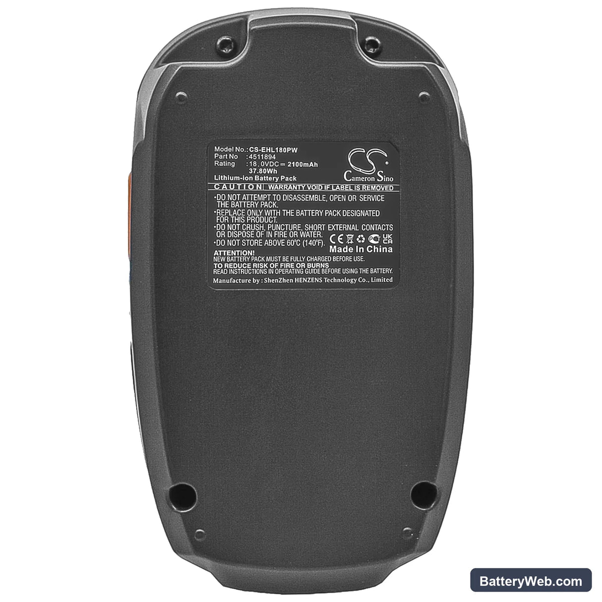 Einhell RT-CD18i Replacement Battery, 18V, 2100mAh, Li-ion 5