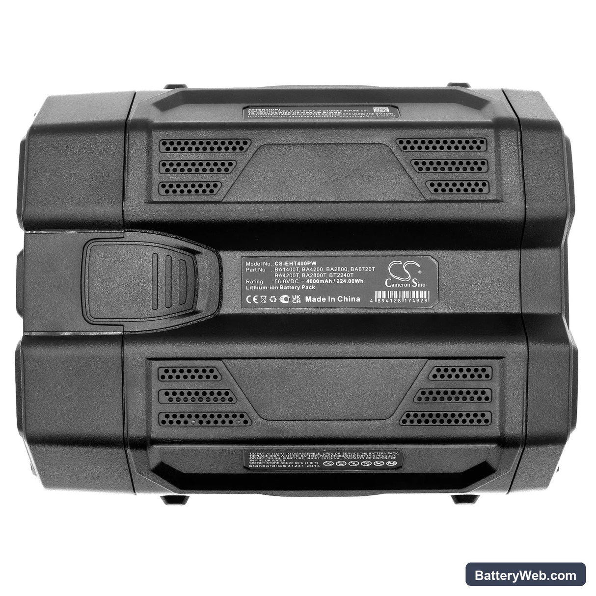 EGO CS1400 Replacement Battery, 56V, 4000mAh, Li-ion 5