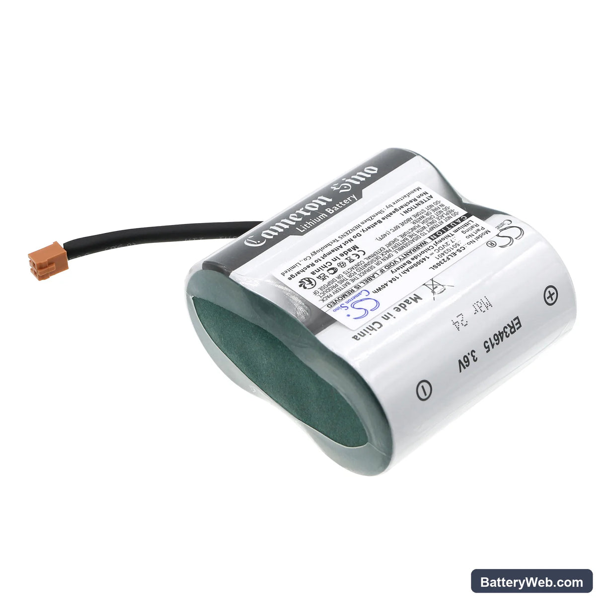 Elster FE230 Replacement Battery, 7.2V, 14500mAh, Li-SOCl2 2