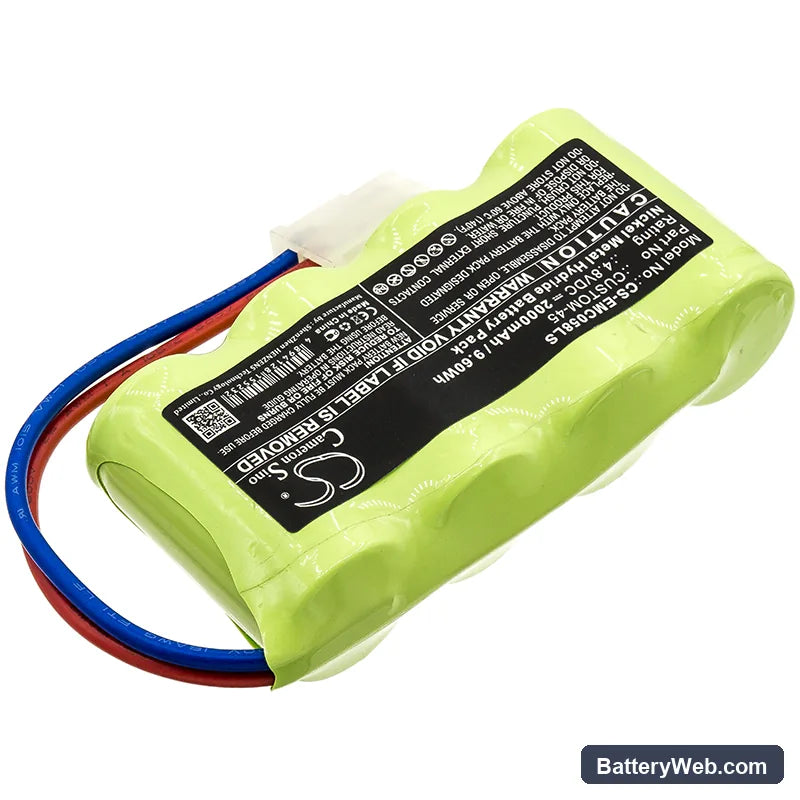 Lithonia ELB0502N Replacement Battery, 4.8V, 2000mAh, Ni-MH 2