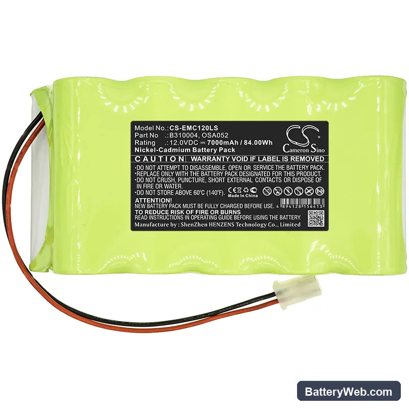 Lithonia ELB1208 Replacement Battery, 12V, 7000mAh, Ni-CD 3